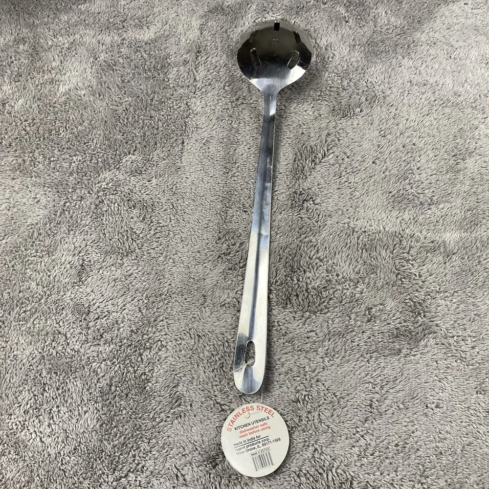 Stainless Steel Slotted Serving Spoon 13
